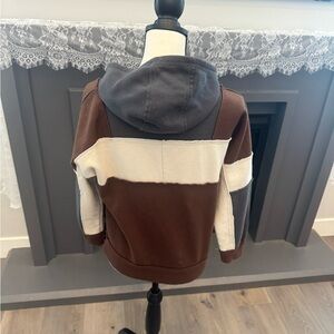 BKE Youth Colorblock Hoodie Sweatshirt size L